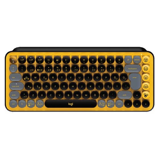 Logitech Pop Keys Klavye Sarı Siyah 920-010818 LOGITECH Klavye