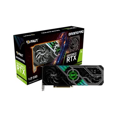 Palit Nvidia GeForce RTX3080Ti GAMINGPRO LHR 12GB 384Bit DX12 PCI-e 4.0 GDDR6X Ekran Kartı NED308T019KB-132AA PALIT Ekran Kartları