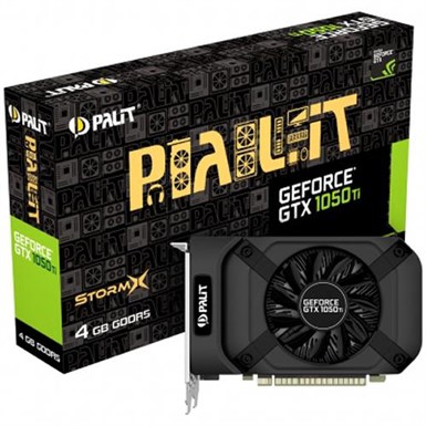 Palit Nvidia GeForce GTX1050Ti StormX 4GB 128Bit DX12 PCI-e 3.0 GDDR5 Ekran Kartı NE5105T018G1-1070F PALIT Ekran Kartları